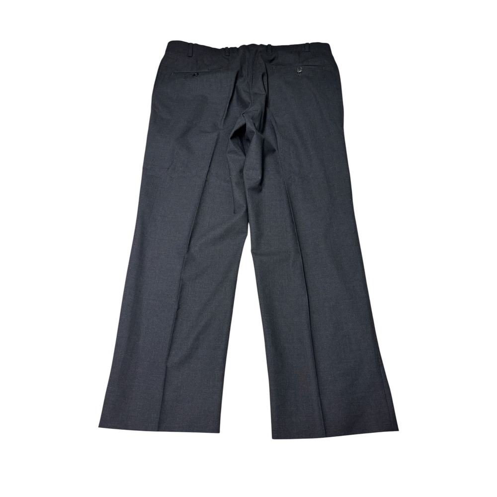 Brooks Brothers 346 Mens Wool Stretch Dress Pants Charcoal Grey W38 L29 73551027 - Picture 5 of 10
